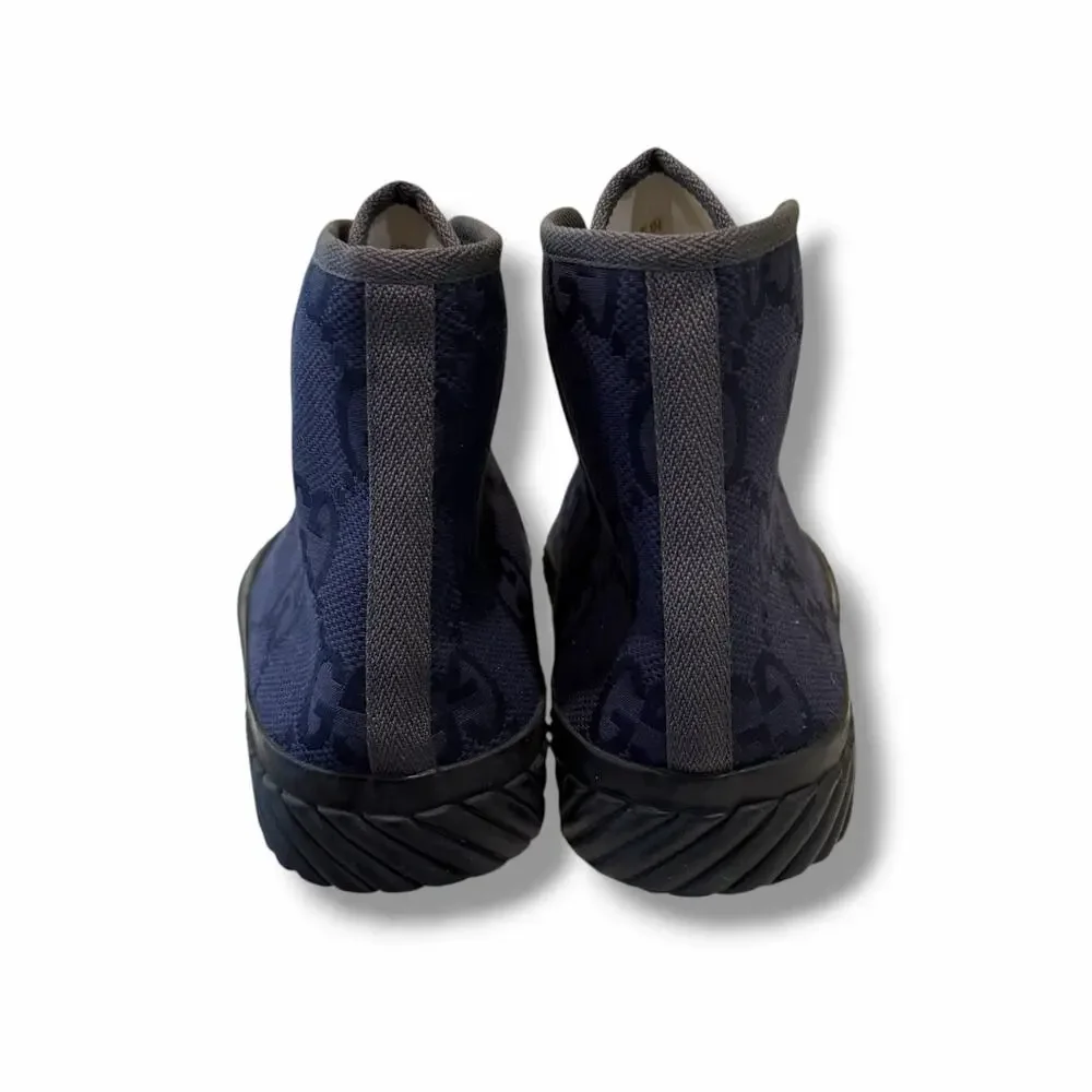 Gucci GG Maxi High-Top Sneaker ‘Navy’ | Size 10G(11US)